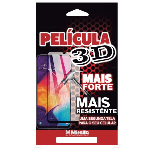  - Pelicula 3D - preta - Central - KIT    Cod. PL 3D TRASEIRA G9/ G9 PLAY