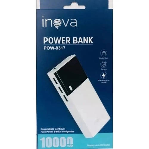  - Power Bank - Central - unidade    Cod. POWER BANK 10.000MAH POW-8317