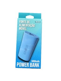  - Power Bank - Central - unidade    Cod. POWER BANK 5000MAH POW-1013