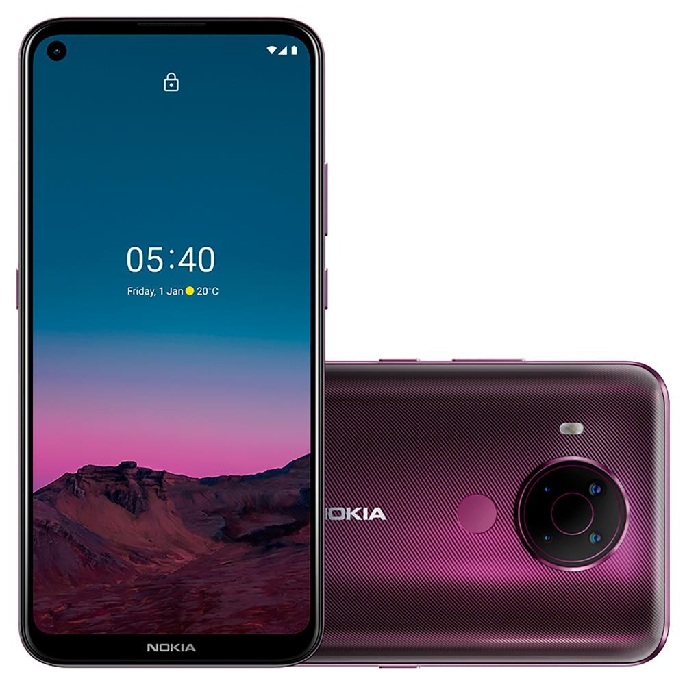 Celular Smartphone Nokia 5.4 128 GB NK026 - Celulares - roxo - Central - unidade    Cod. CL NK026