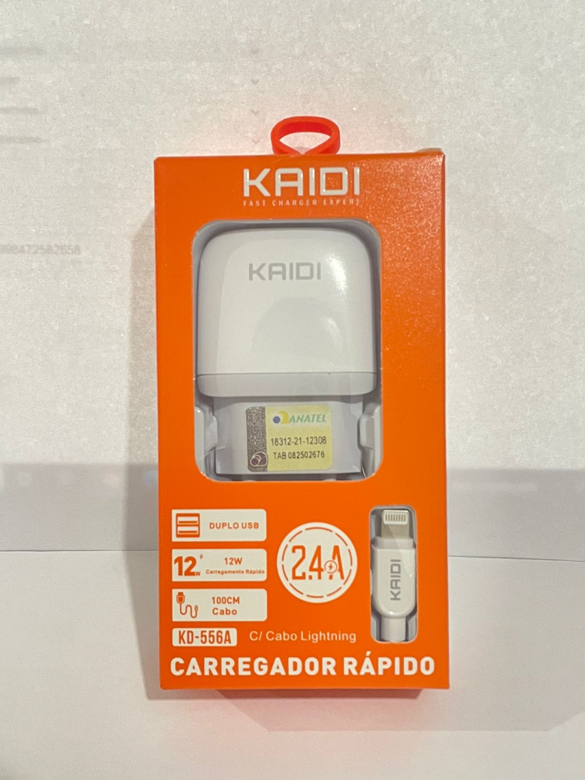  - Carregadores - Kaidi - unidade            Cod. CARREGADOR IPHONE 2 ENTRADAS USB KD-556A