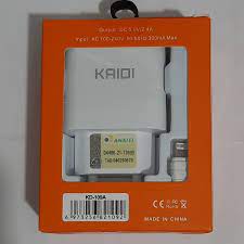  - Carregadores - Kaidi - unidade            Cod. CARREGADOR IPHONE 2 ENTRADAS USB KD-109A 