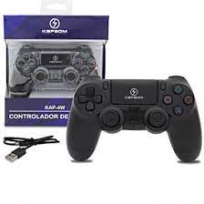  - Controle video game - Kapbom - unidade            Cod. CONTROLE PS4 SEM FIO KAP-4W