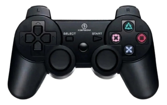  - Controle video game - Kapbom - unidade    Cod. KAP-2W Controle PS2 Compatvel Sony Sem Fio
