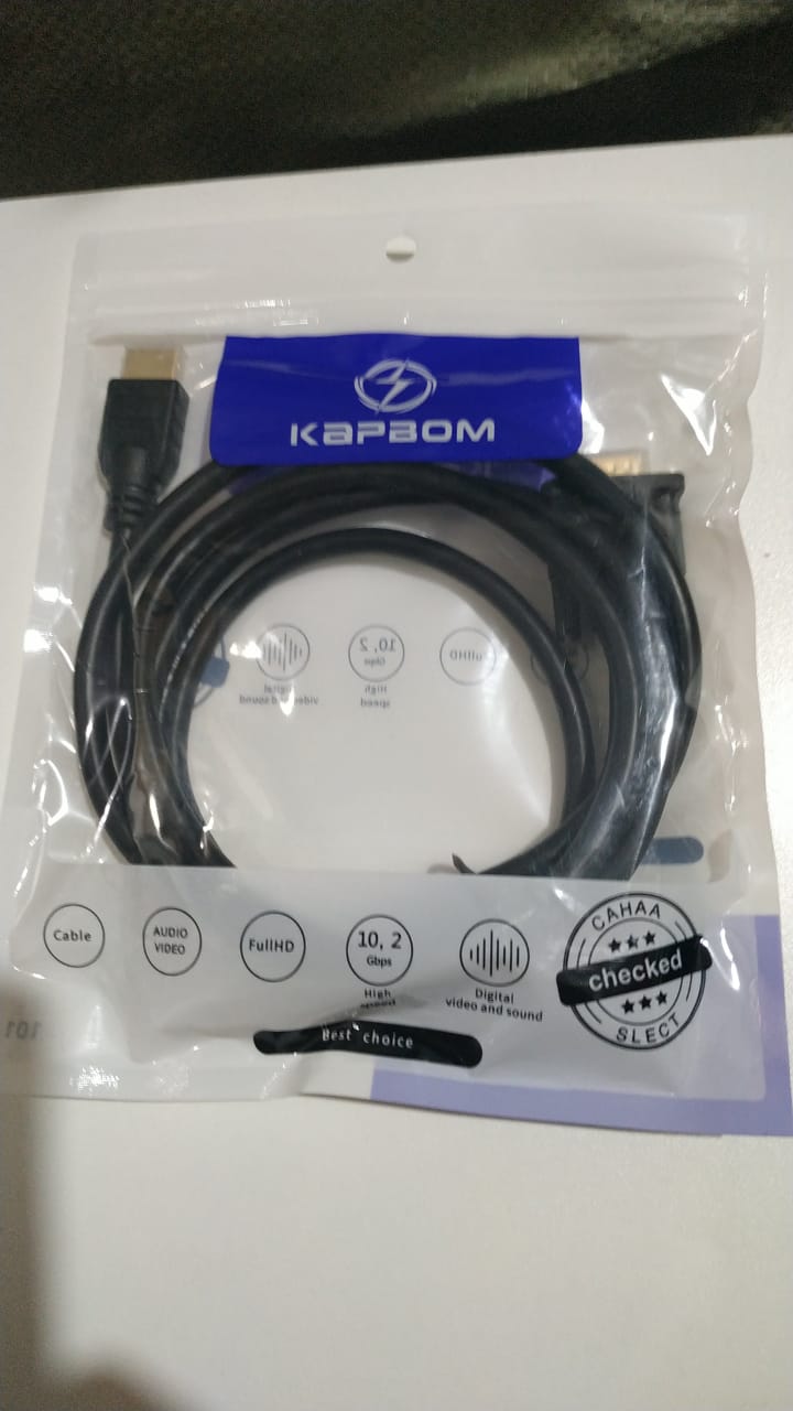 Cabo de vdeo Conversor Adaptador HDMI/ VGA Premium - Cabos  - Kapbom - unidade            Cod. KAP-HDMI-VGA