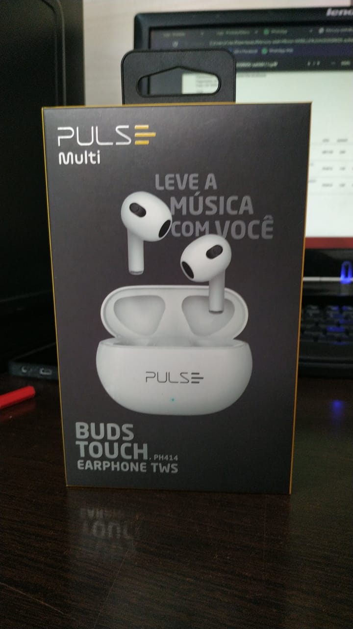  - Fones - unidade            Cod. BUDS TOUCH EARPHONES TWS PH414