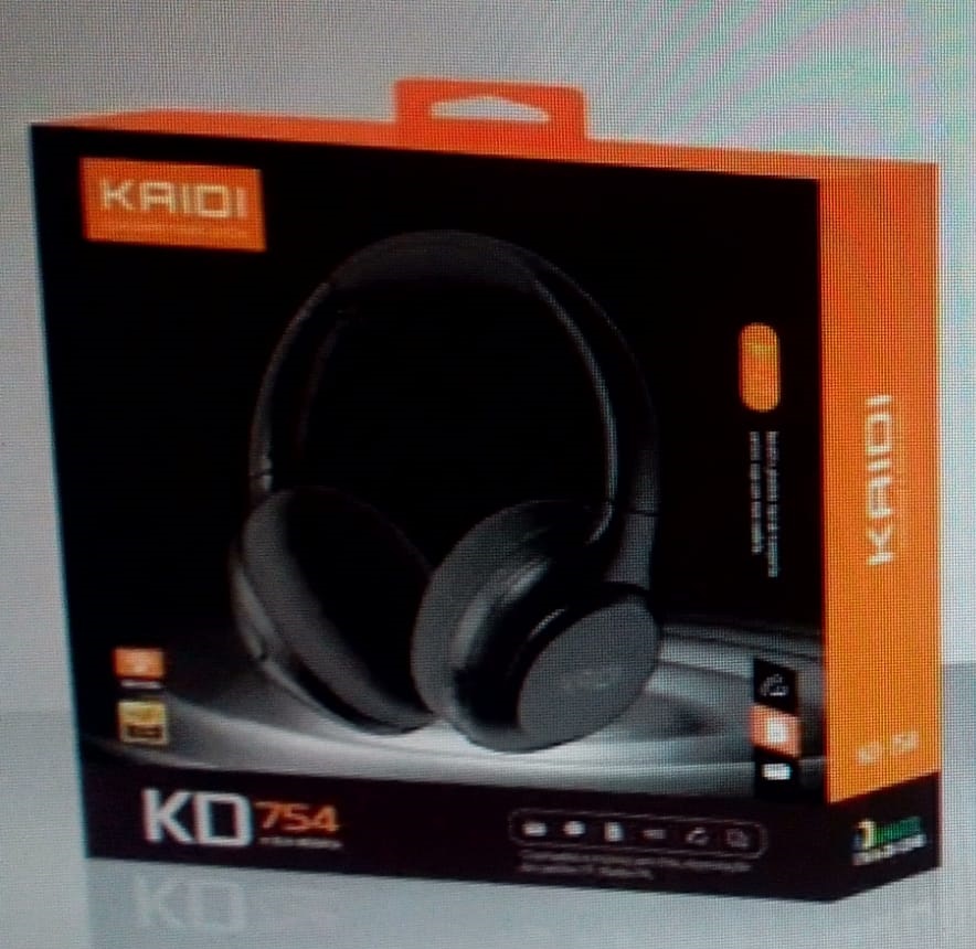  - Headphone - KAIDI - unidade    Cod. FONE HEADSET SEM FIO KD-754