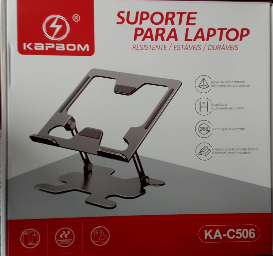  - Suporte - unidade            Cod. SUPORTE PARA LAPTOP KA-C506