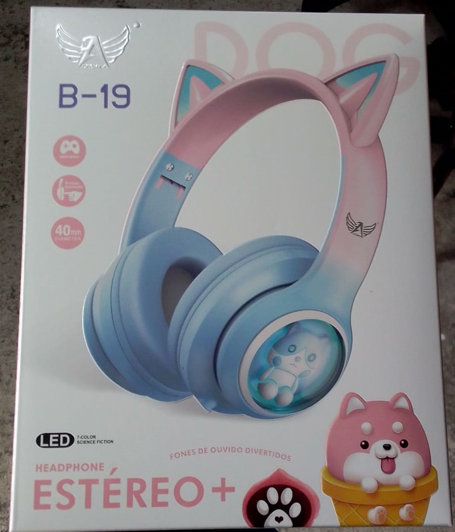  - Headphone - unidade    Cod. fone headseat bluetooth b-19Q