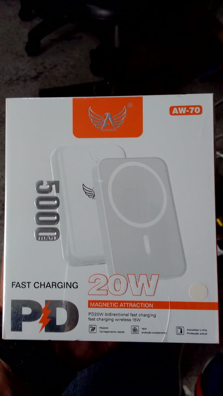  - Power Bank - unidade    Cod. power bank 5000 mah AW-70