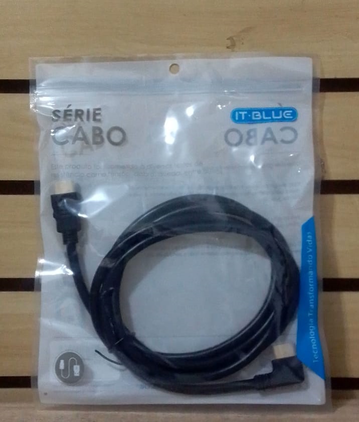  - Cabos  - It-blue    Cod. CABO HDMI 90 GRAUS LE-6625-1,8M