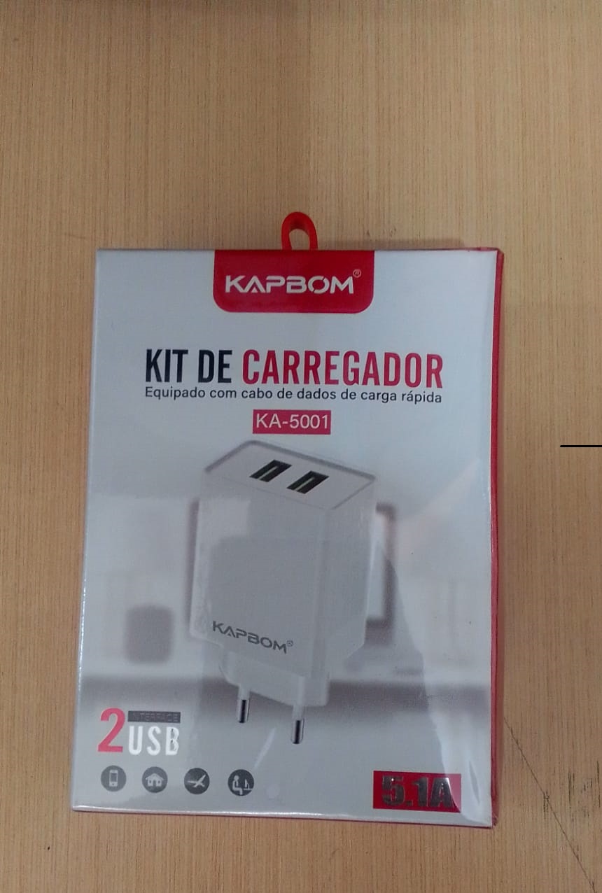  - Carregadores    Cod. CARREGADOR FONTE 2 USB KA-5001