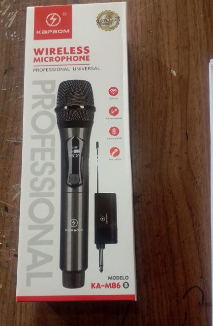  - Microfone    Cod. MICROFONE BLUETOOTH KA-M86B