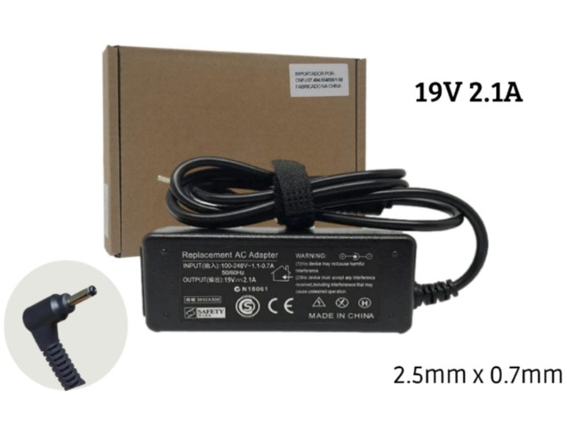  - Fonte universal    Cod. FONTE PARA NOTEBOOK ASUS 40W 19V KP-519A