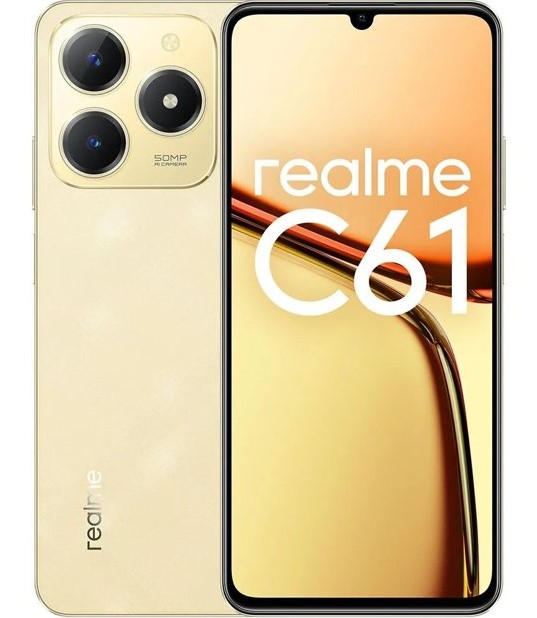  - Celulares    Cod. REALME C61 4GB RAM 128GB ROM OURO