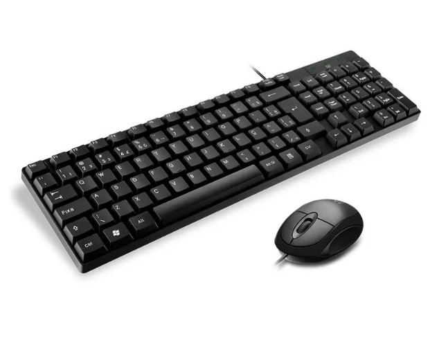  - Teclado    Cod. Teclado e Mouse com Fio Usb Cabo De 120cm TC309 