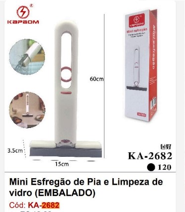  - Itens para cozinha - loja c3    Cod. mini esfrego de pia ka-2682