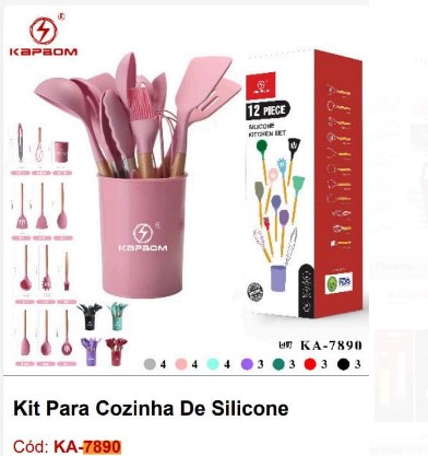  - Itens para cozinha - loja c3    Cod. KIT PARA COZINHA KA-7890