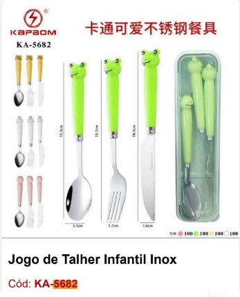  - Itens para cozinha - loja c3    Cod. TALHER INFANTIL KA-5682