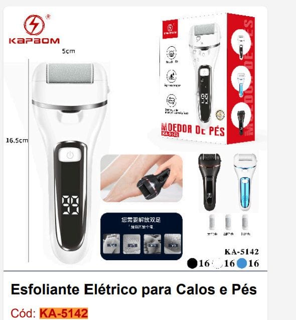  - Beleza - LOJA C3    Cod. ESFOLIANTE ELTRICO KA-5142