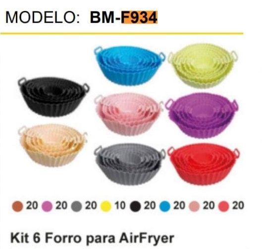  - Itens para cozinha - LOJA C3    Cod. FORMA SILICONE BM-F934