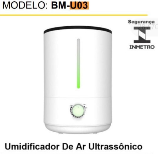  - Umidificador - LOJA C3    Cod. UMIDIFICADOR BM-U03