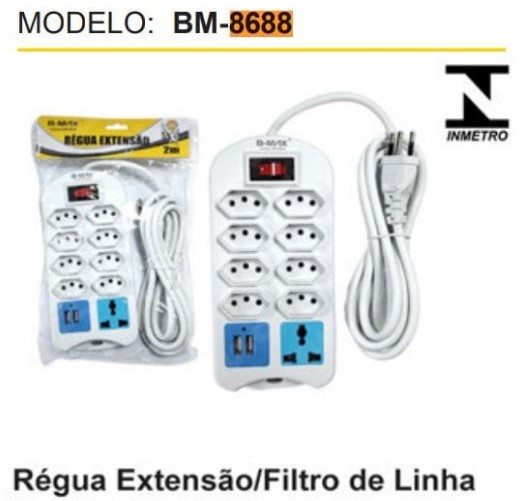  - Extenses - LOJA C3    Cod. EXTENSAO 2M BM-8688